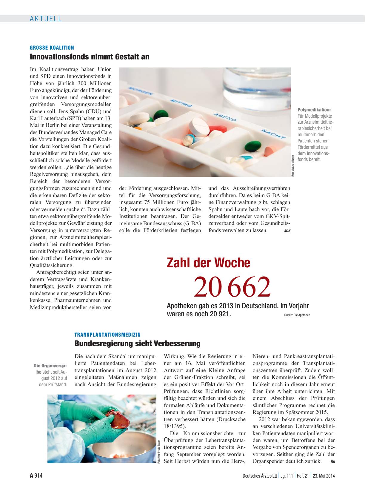 Vorschauseite 1: Zahl der Woche 20 662