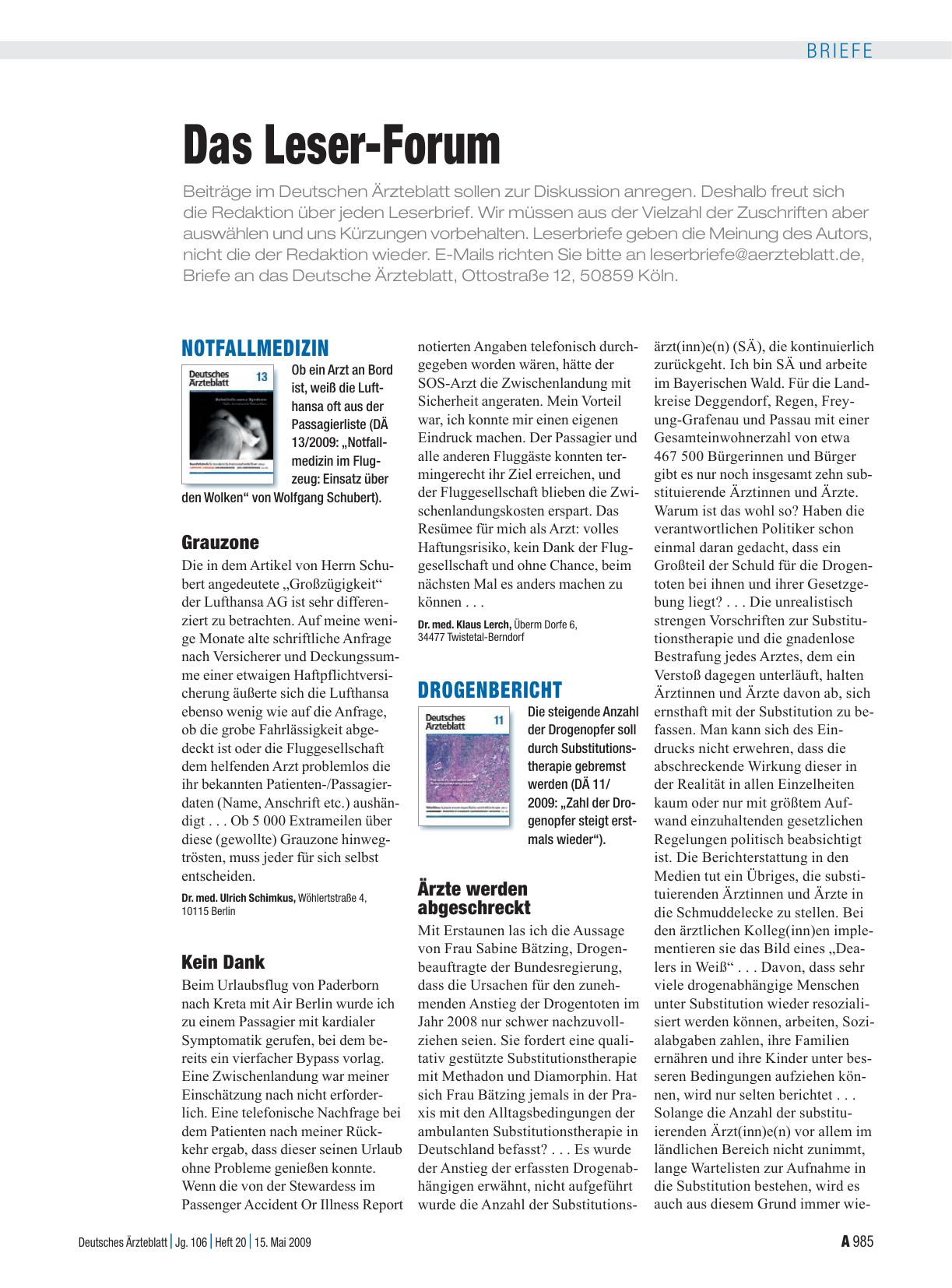 Vorschauseite 1: Notfallmedizin: Grauzone