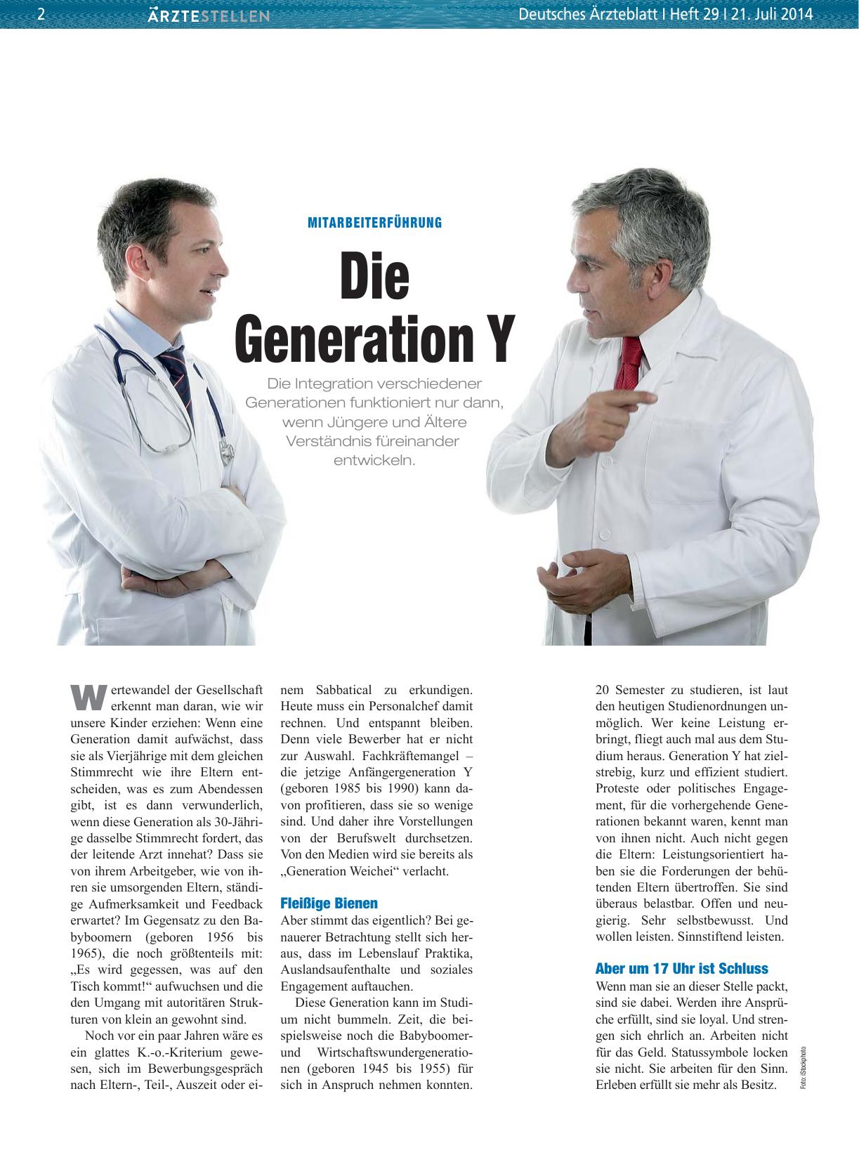 Vorschauseite 1: Mitarbeiterführung: Die Generation Y