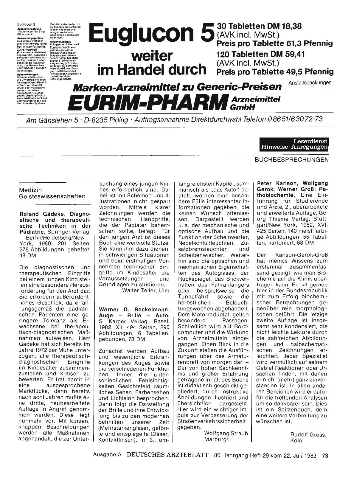 Vorschauseite 1: Medizin — Geisteswissenschaften