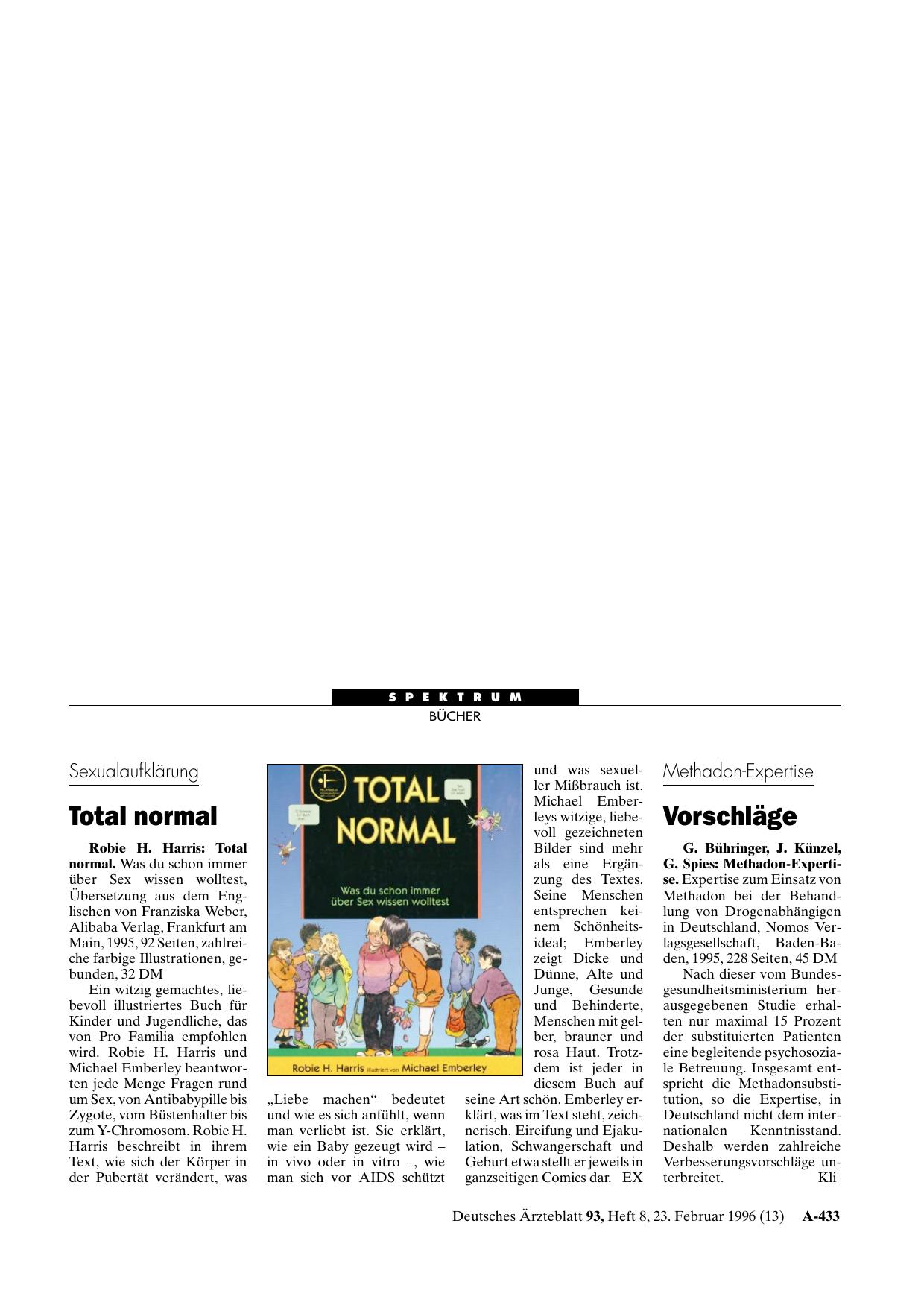 Vorschauseite 1: Total normal