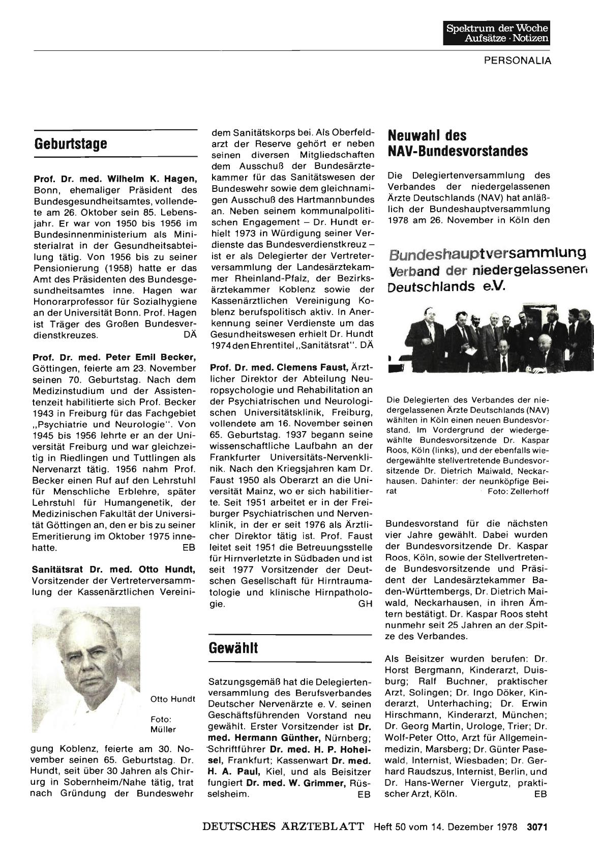 Vorschauseite 1: Gewählt