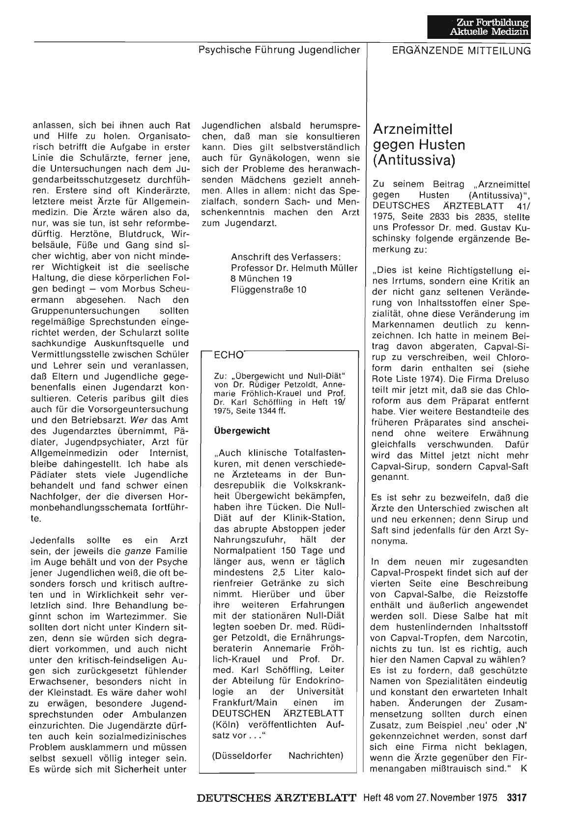 Vorschauseite 1: Arzneimittel gegen Husten (Antitussiva
