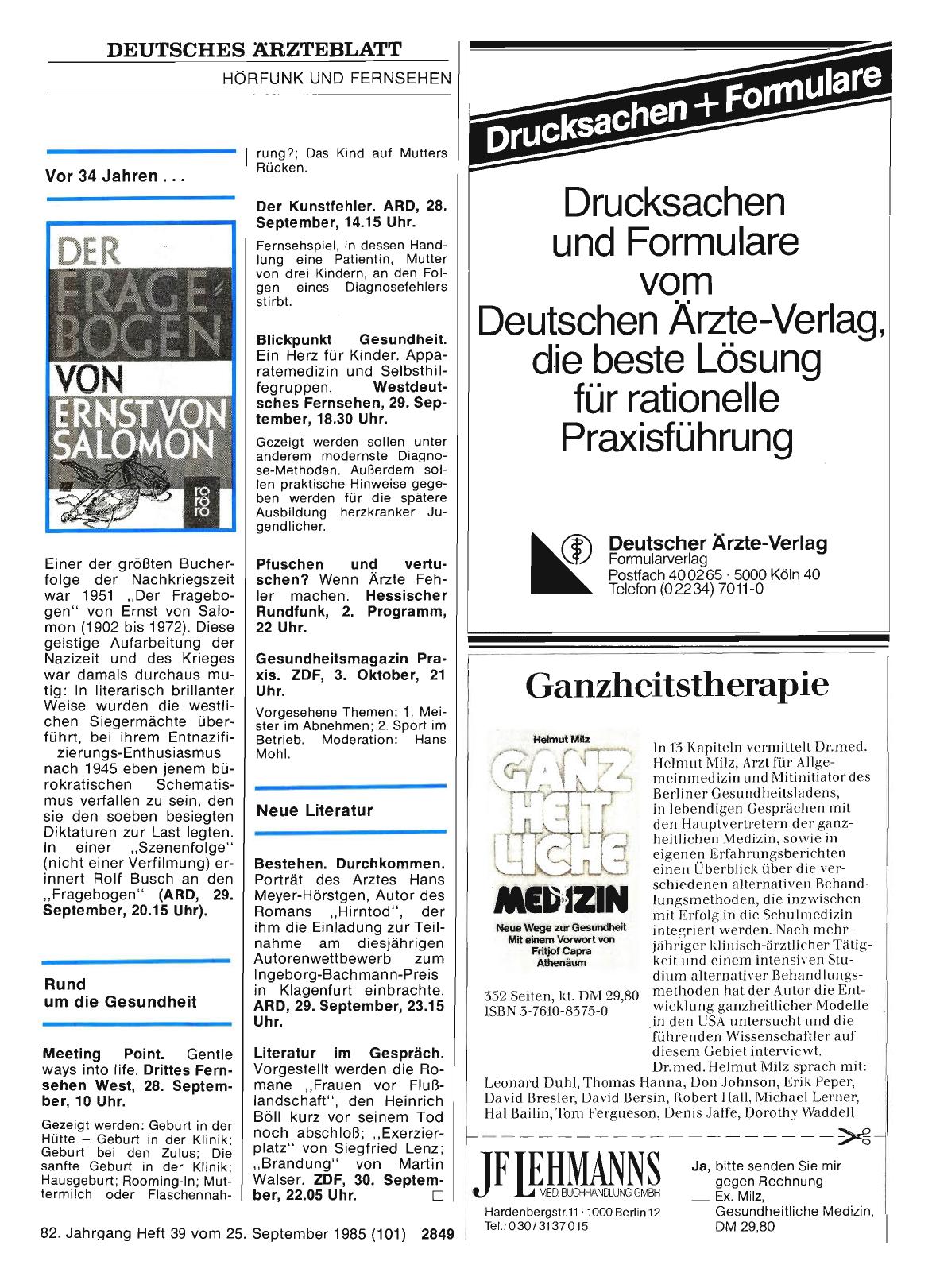 Vorschauseite 1: Rund um die Gesundheit