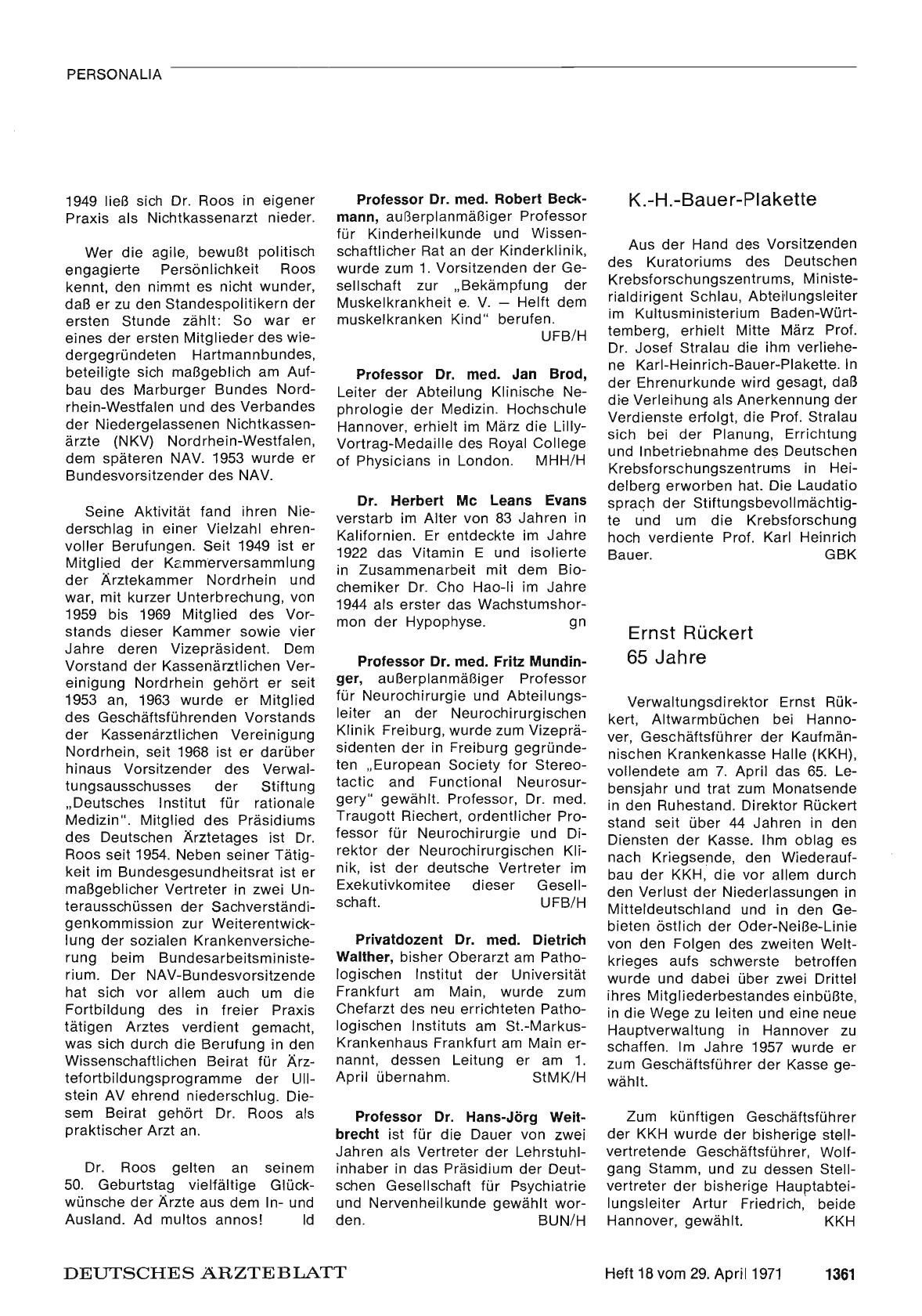 Vorschauseite 1: Personalia