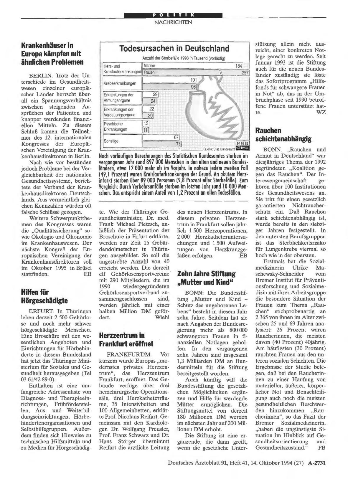 Vorschauseite 1: Rauchen schichtenabhängig