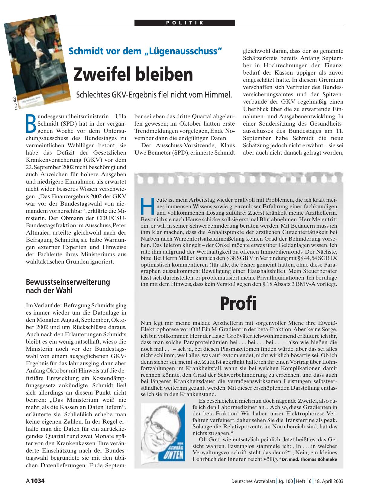 Vorschauseite 1: VON SCHRÄG UNTEN: Profi