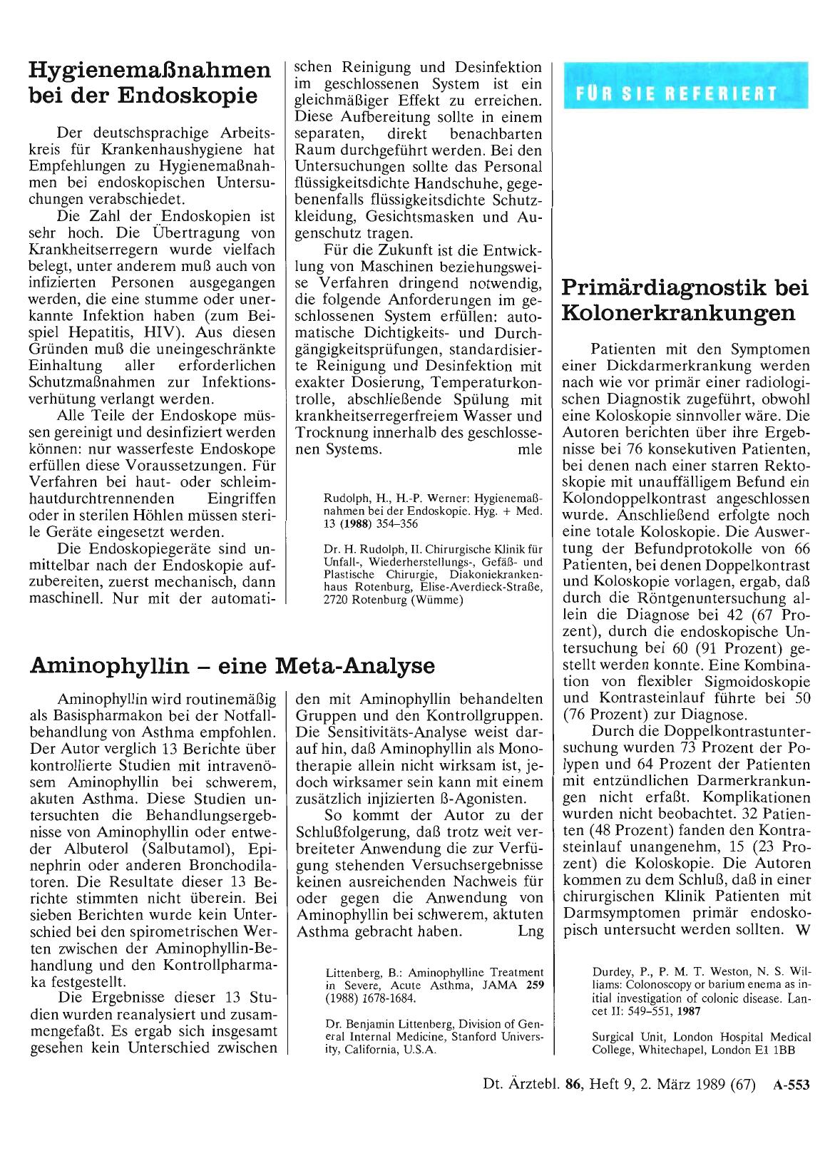 Vorschauseite 1: Primärdiagnostik bei Kolonerkrankungen