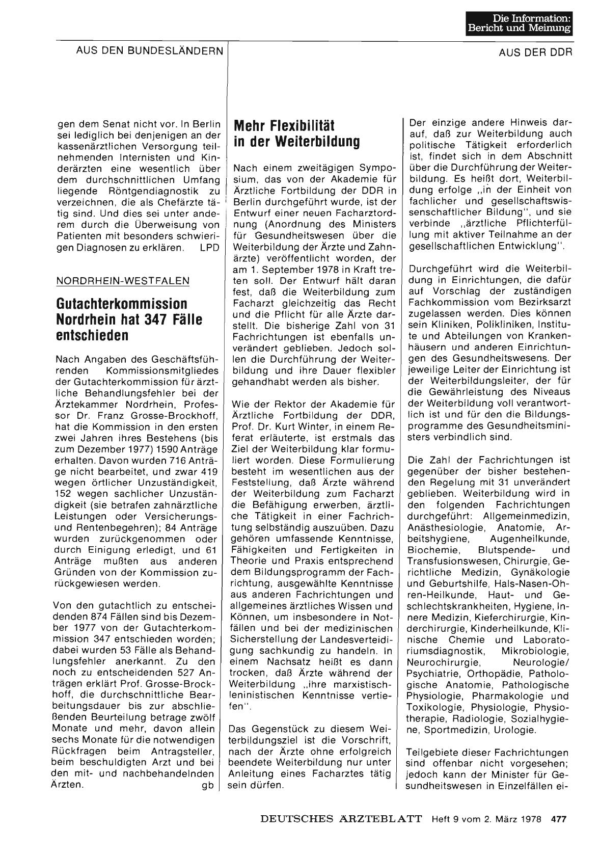Vorschauseite 1: Mehr Flexibilität in der Weiterbildung
