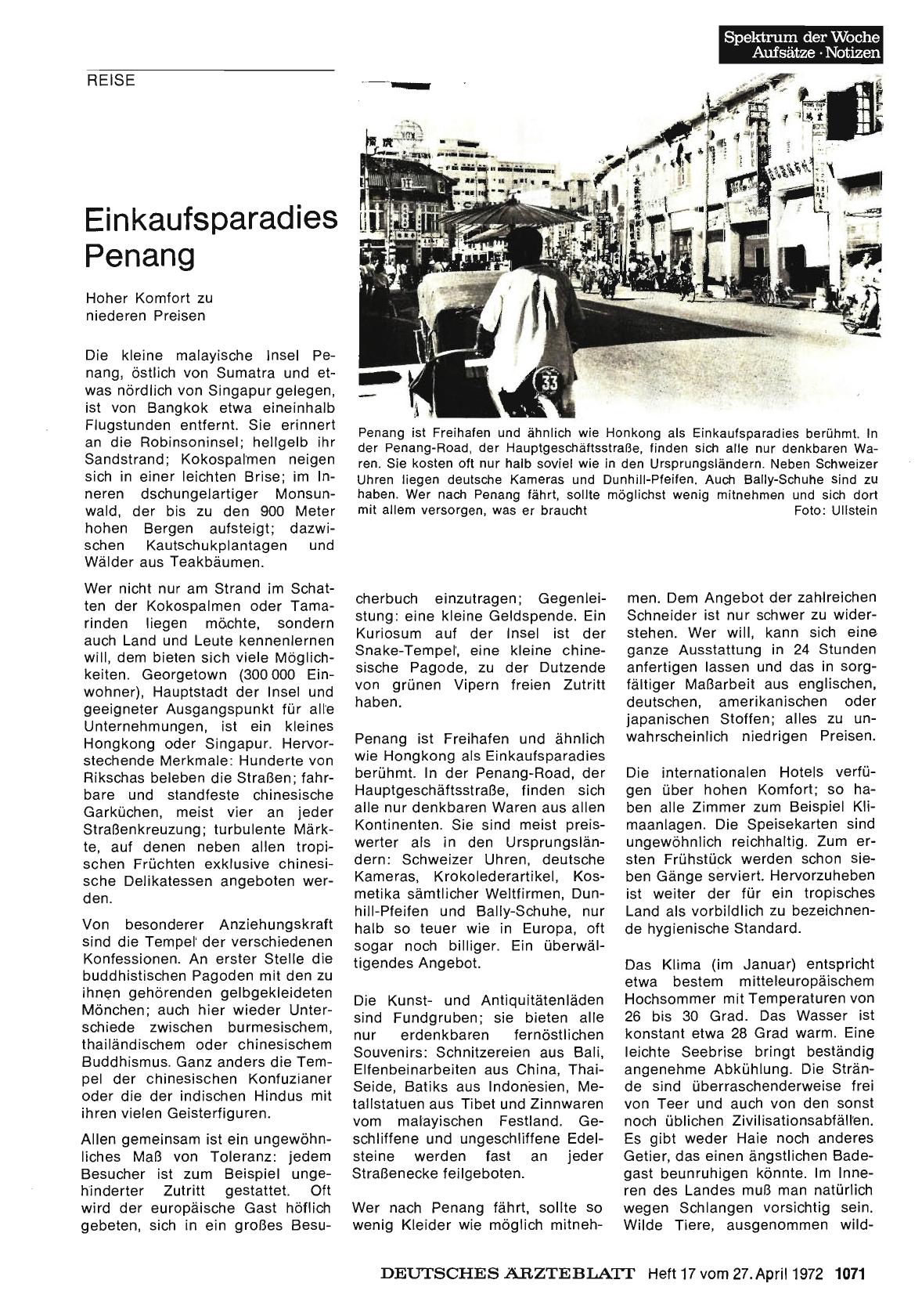 Vorschauseite 1: Einkaufsparadies Penang