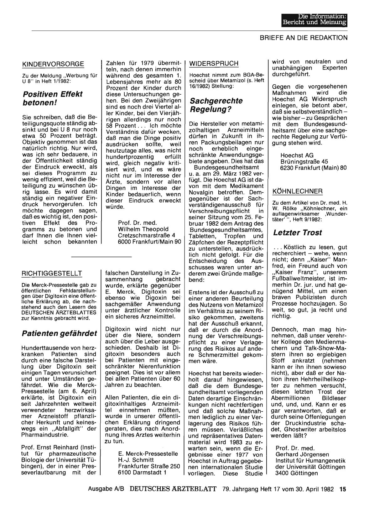 Vorschauseite 1: WIDERSPRUCH: Sachgerechte Regelung?