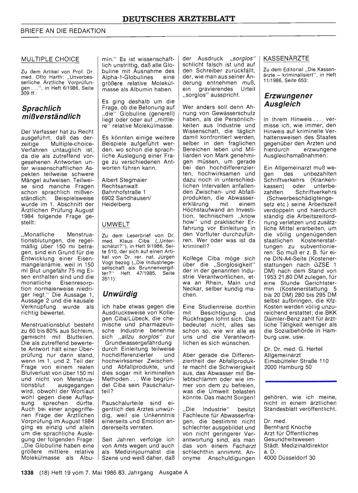 Vorschauseite 1: KASSENÄRZTE: Erzwungener Ausgleich