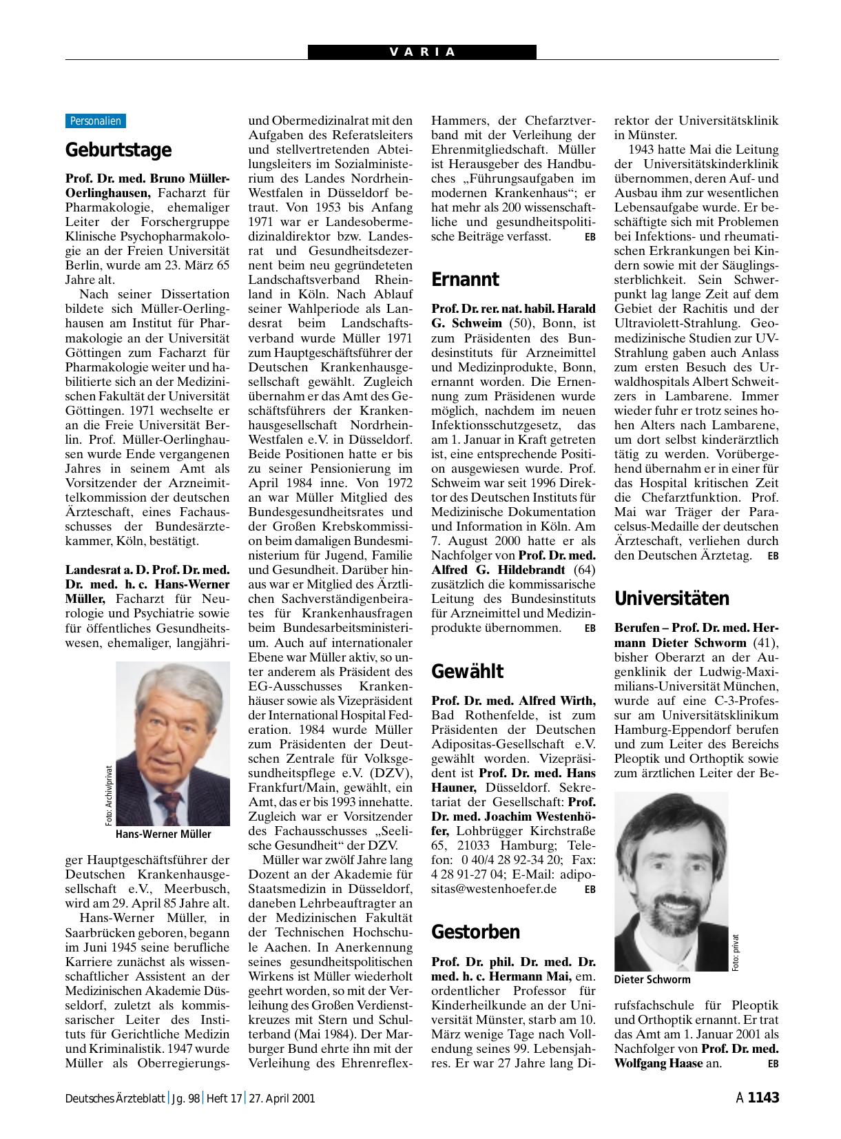 Vorschauseite 1: Gewählt