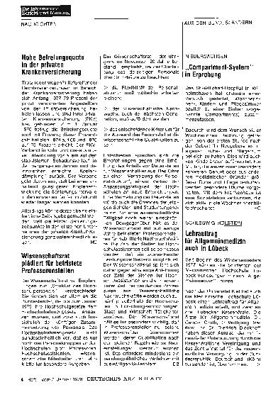 Vorschauseite 1: Hohe Befreiungsquote in der privaten Krankenversicherung
