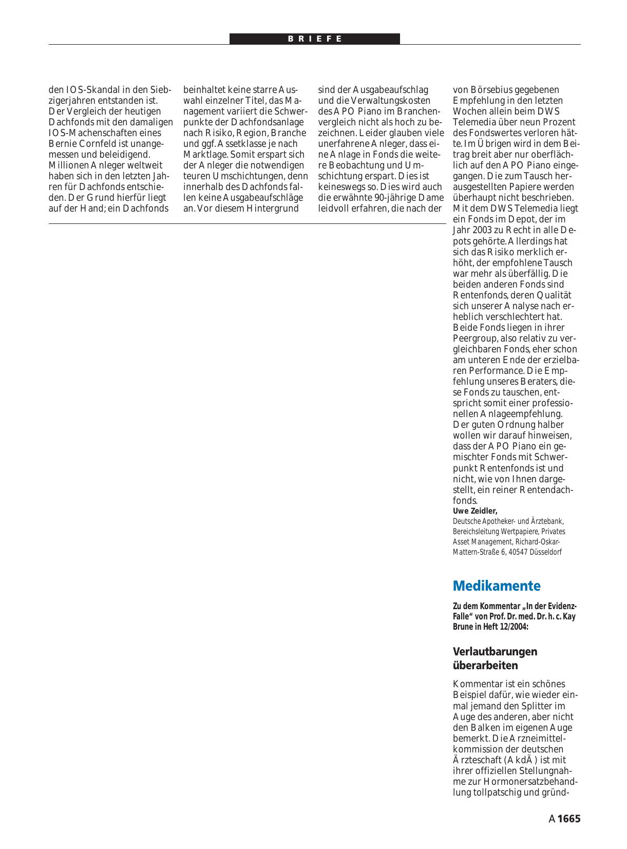 Vorschauseite 1: Medikamente: Verlautbarungen überarbeiten