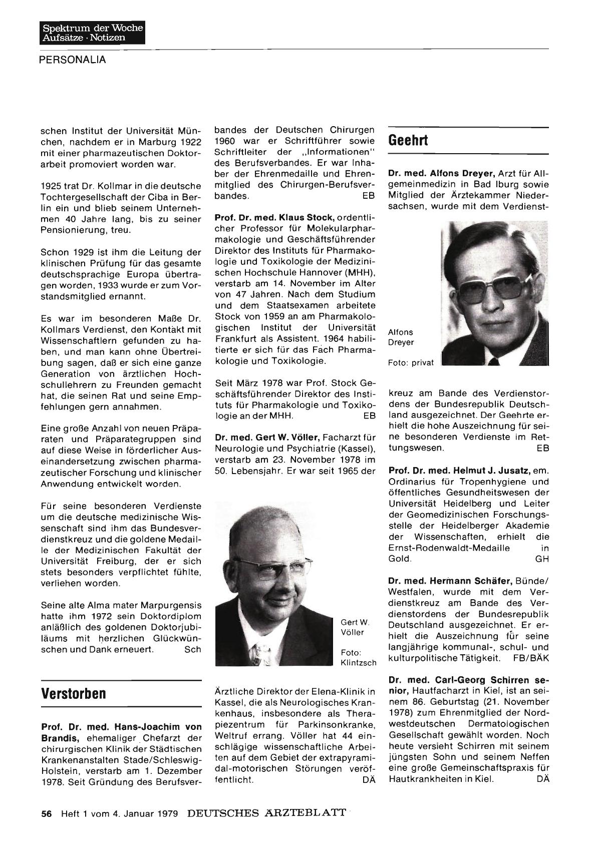 Vorschauseite 1: Geehrt