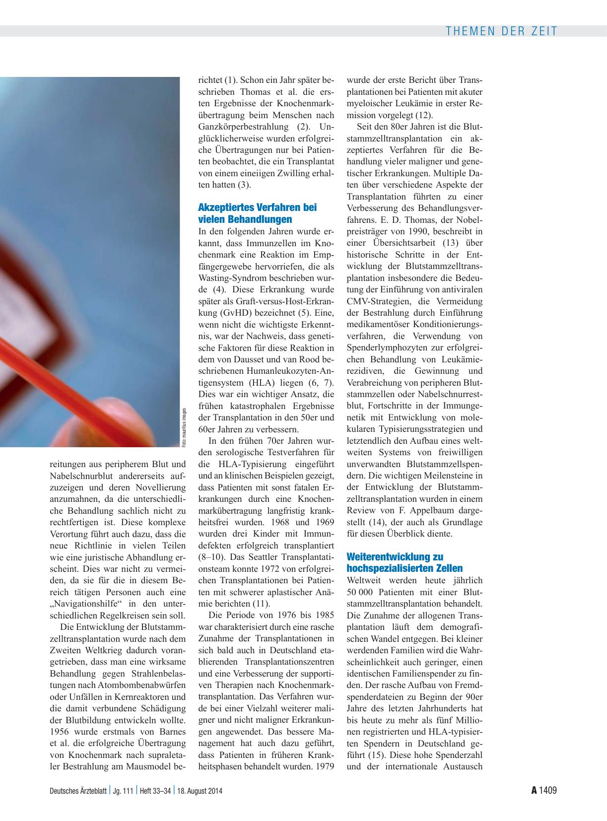 Vorschauseite 2: Richtlinie: Hämatopoetische Stammzelltransplantation