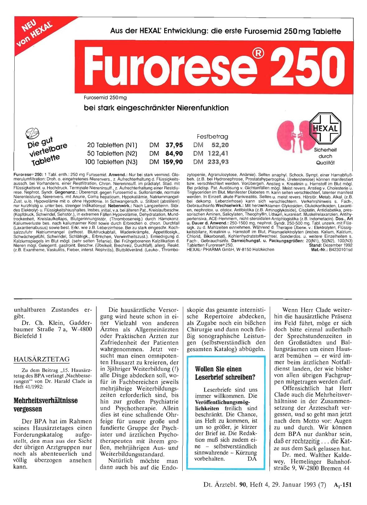 Vorschauseite 1: HAUSÄRZTETAG: Mehrheitsverhältnisse vergessen