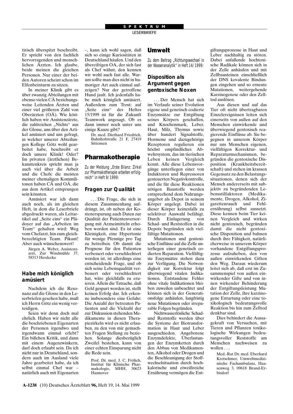 Vorschauseite 1: Chefärzte: Habe mich königlich amüsiert