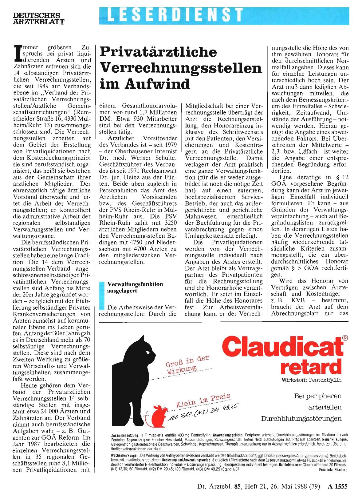 Vorschauseite 1: Privatärztliche Verrechnungsstellen im Aufwind