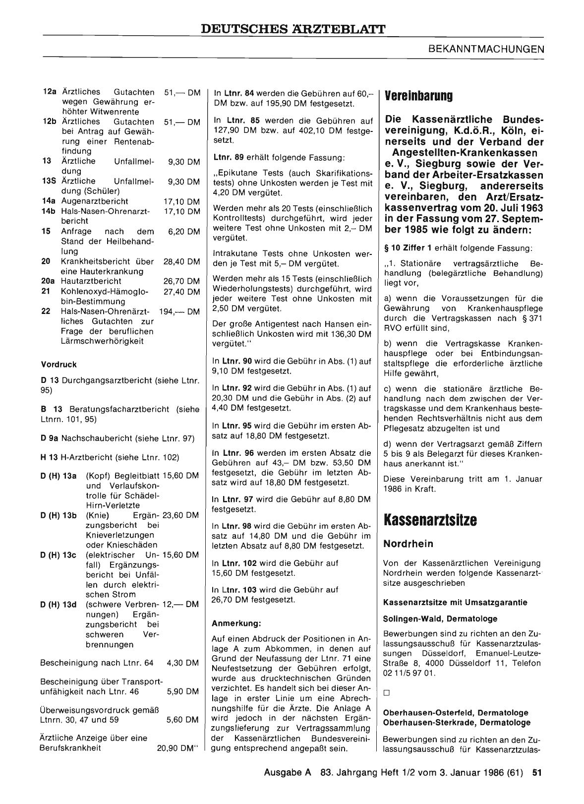 Vorschauseite 1: Vereinbarung