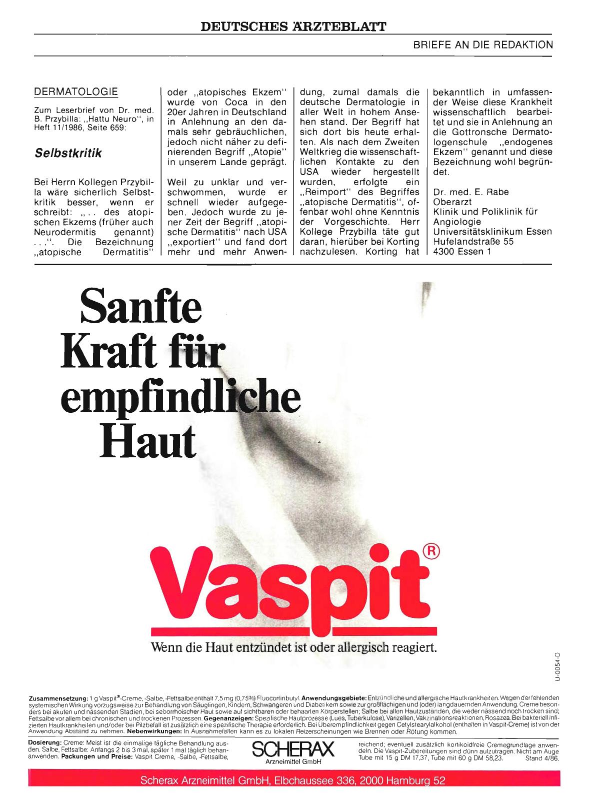 Vorschauseite 1: DERMATOLOGIE: Selbstkritik