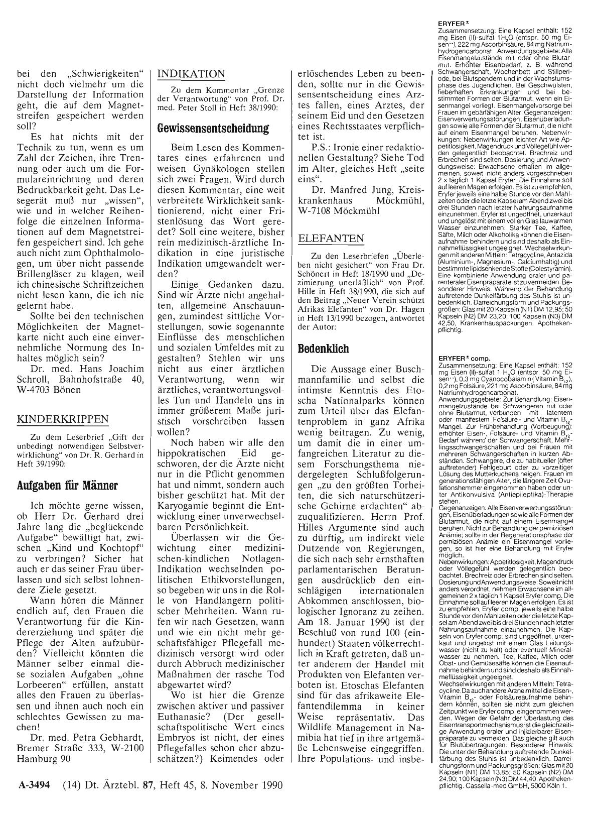 Vorschauseite 1: ELEFANTEN: Bedenklich