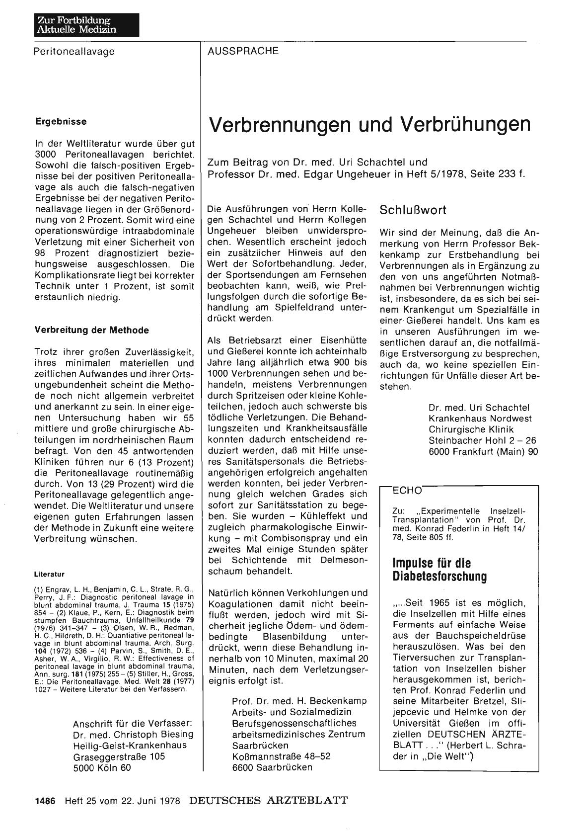 Vorschauseite 1: Verbrennungen und Verbrühungen