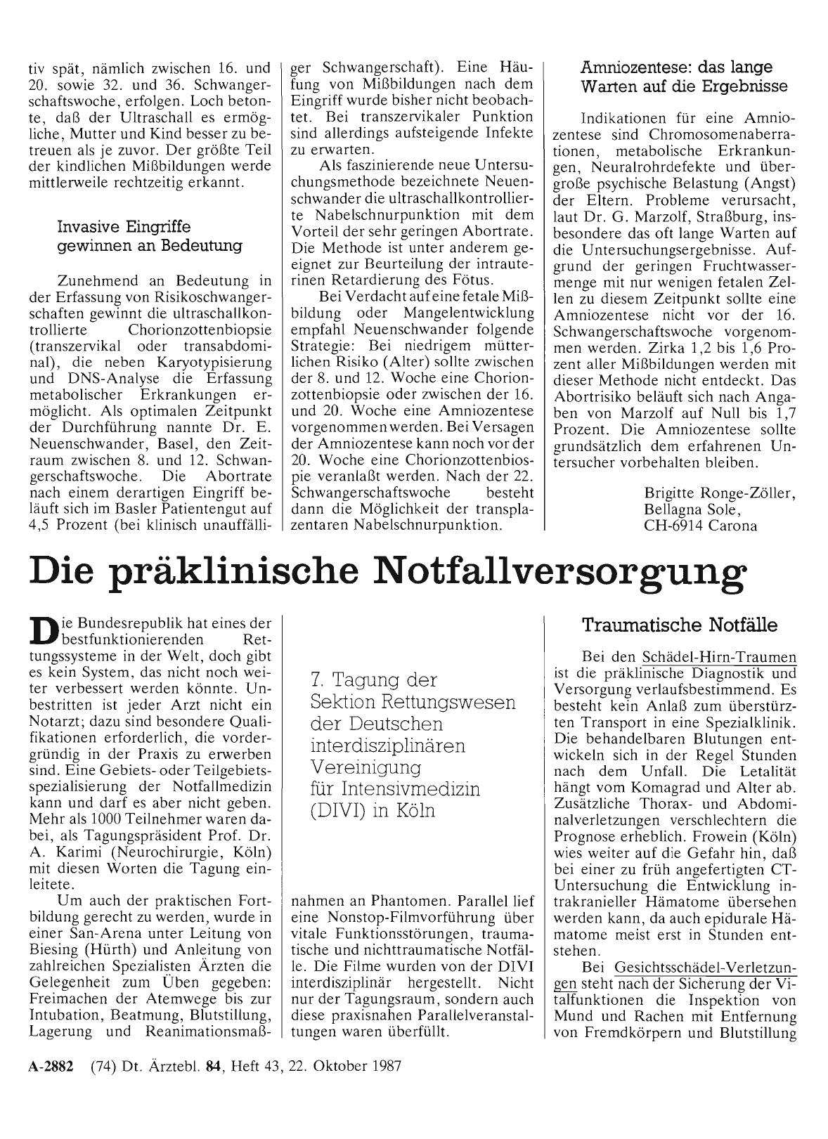 Vorschauseite 1: Die präklinische Notfallversorgung