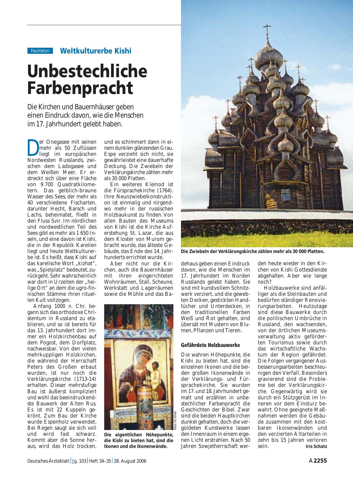 Vorschauseite 1: Weltkulturerbe Kishi: Unbestechliche Farbenpracht