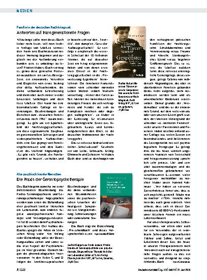 Vorschauseite 1: Alte psychisch kranke Menschen: Die Praxis der Gerontopsychotherapie