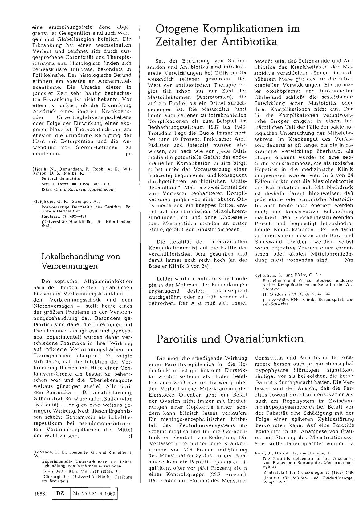 Vorschauseite 1: Lokalbehandlung von Verbrennungen