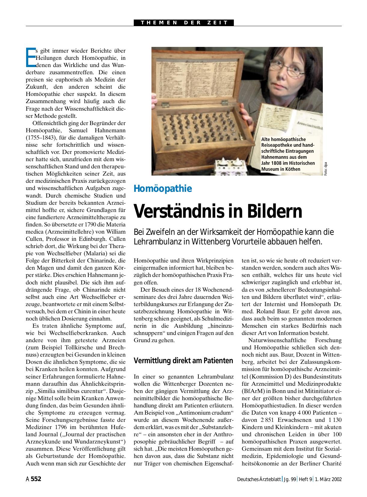 Vorschauseite 1: Homöopathie: Verständnis in Bildern