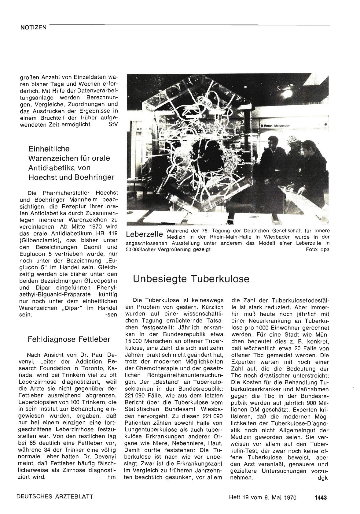 Vorschauseite 1: Unbesiegte Tuberkulose