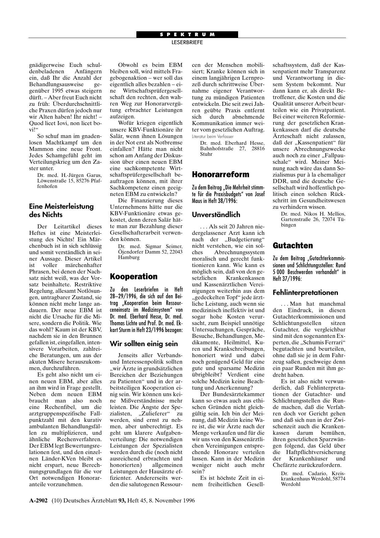 Vorschauseite 1: Gutachten: Fehlinterpretationen