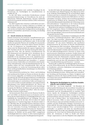 Vorschauseite 6: Bekanntmachung der Bundesärztekammer über die Aktualisierung der Vereinbarung zwischen dem Bundesministerium des Inneren und der Bundesärztekammer über die Inanspruchnahme ziviler…
