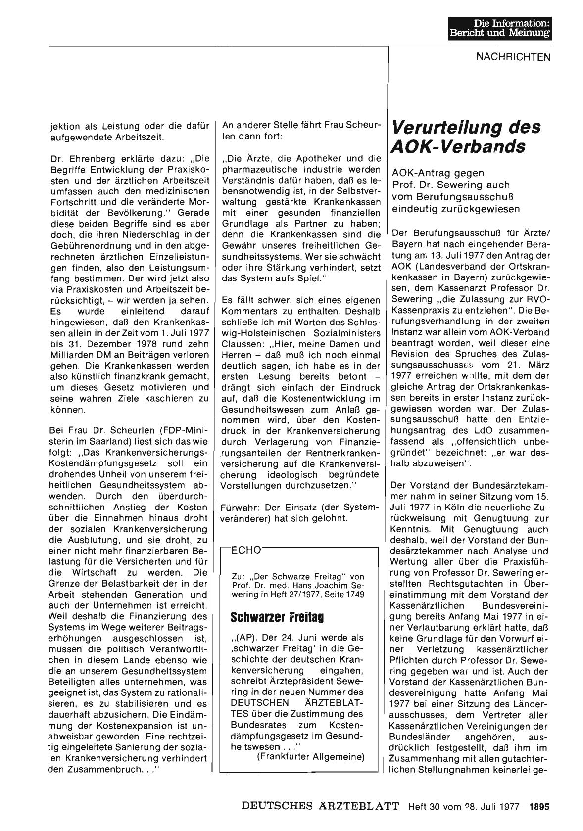 Vorschauseite 1: Schwarzer Freitag