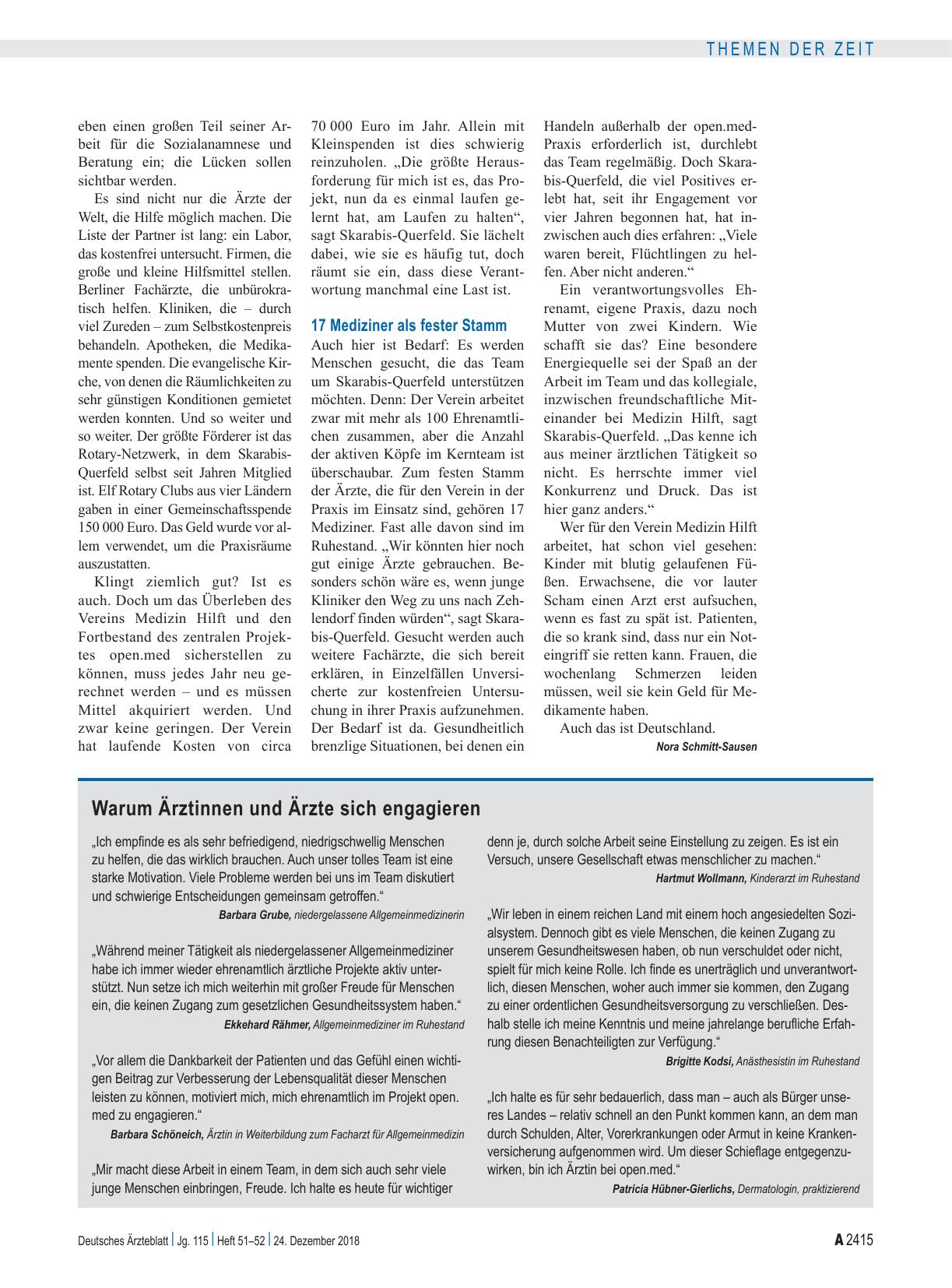 Vorschauseite 5: Soziales Engagement: Hilfe ohne Wenn und Aber
