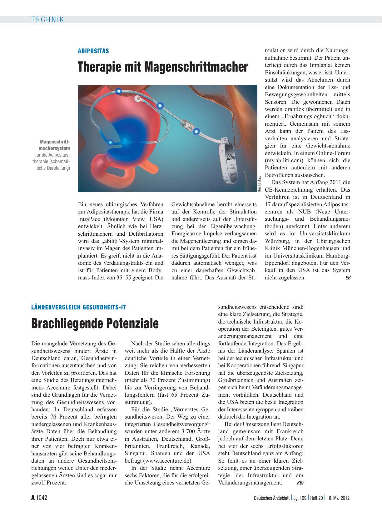 Vorschauseite 1: Ländervergleich Gesundheits-IT: Brachliegende Potenziale