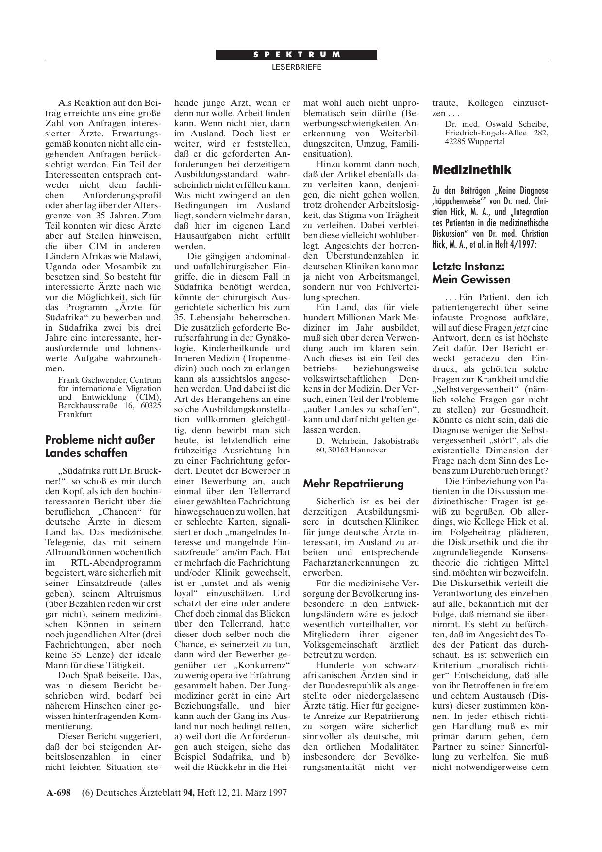 Vorschauseite 1: Entwicklungshilfe: Mehr Repatriierung