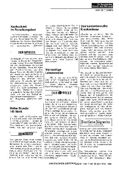 Vorschauseite 1: Vernünftige Lebensweise