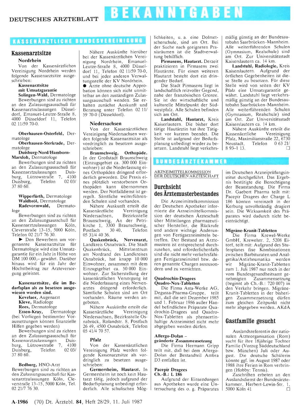 Vorschauseite 1: Kassenarztsitze