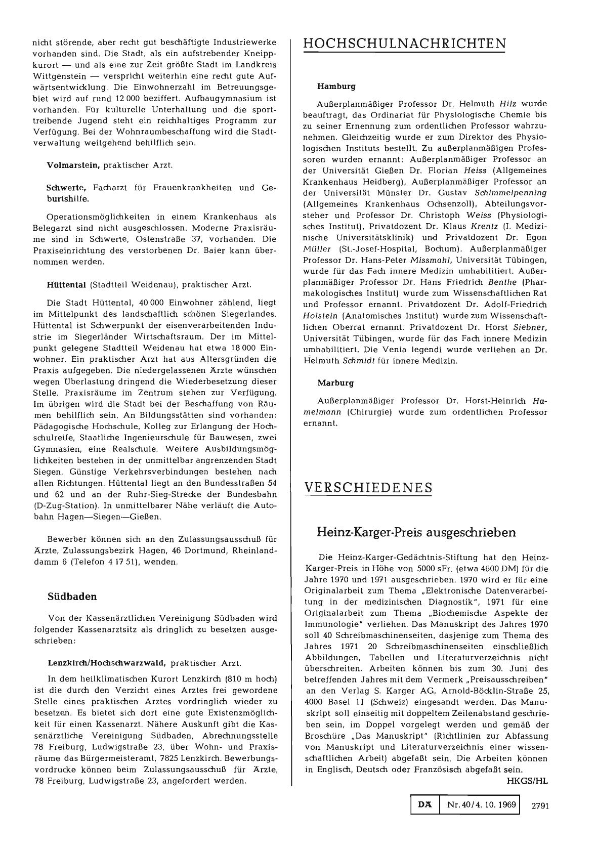 Vorschauseite 1: Hochschulnachrichten