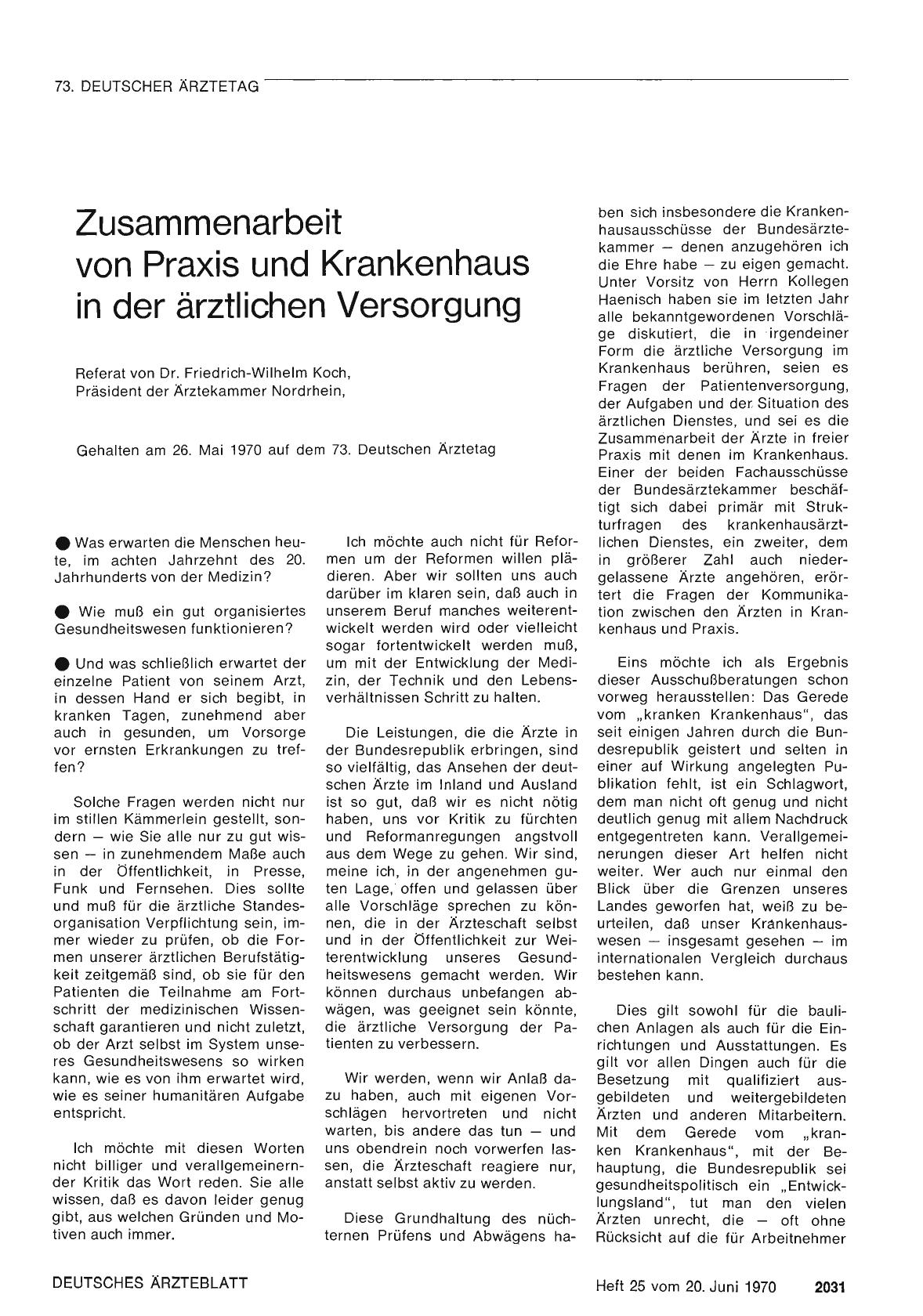 Vorschauseite 1: Zusammenarbeit von Praxis und Krankenhaus in der ärztlichen Versorgung