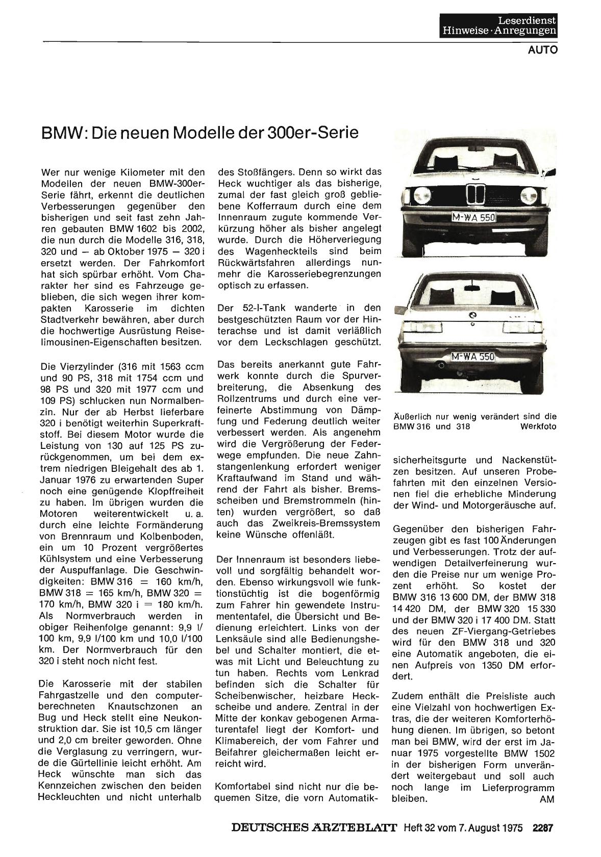 Vorschauseite 1: BMW: Die neuen Modelle der 300er-Serie