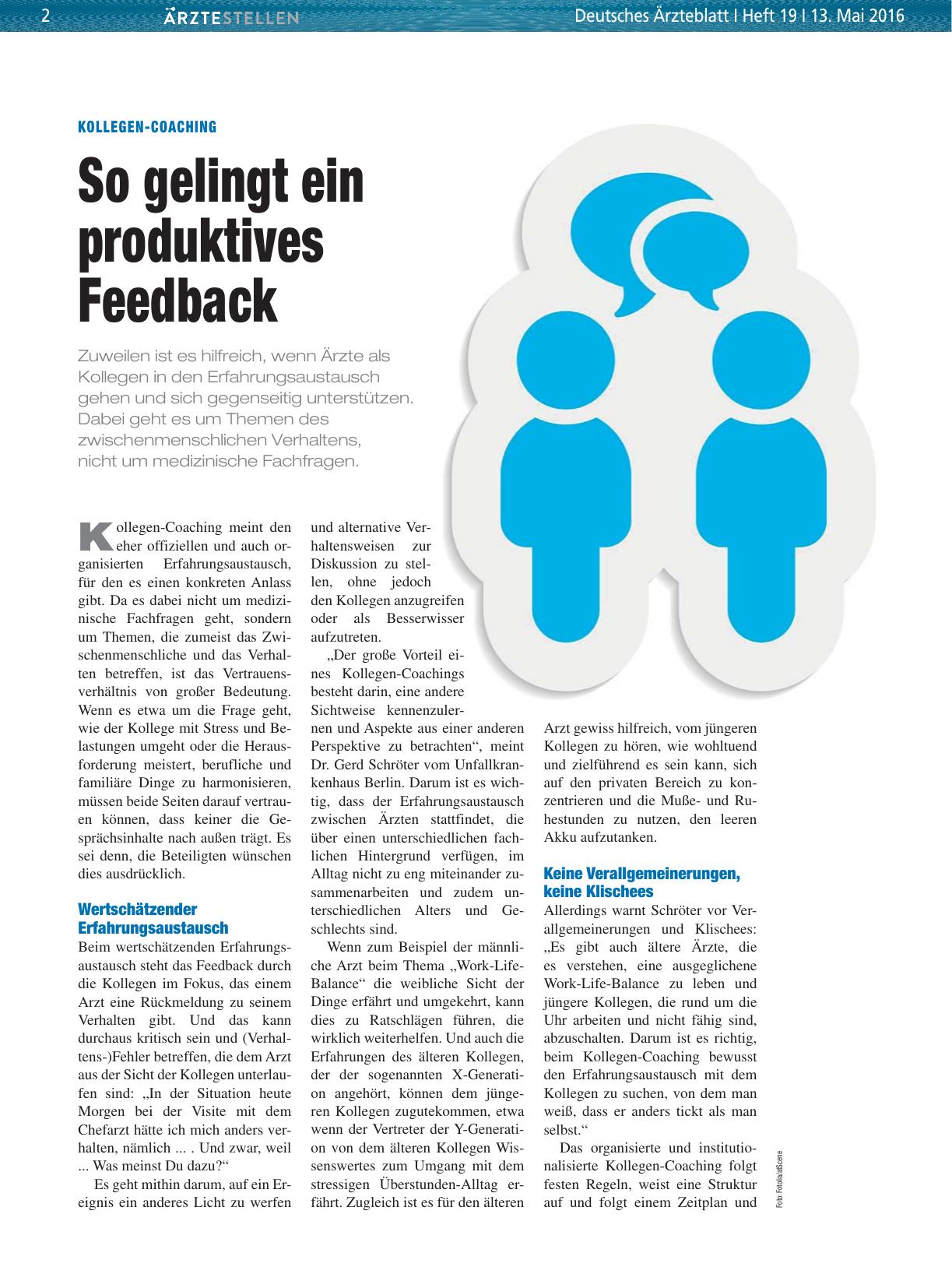 Vorschauseite 1: Kollegen-Coaching: So gelingt ein produktives Feedback