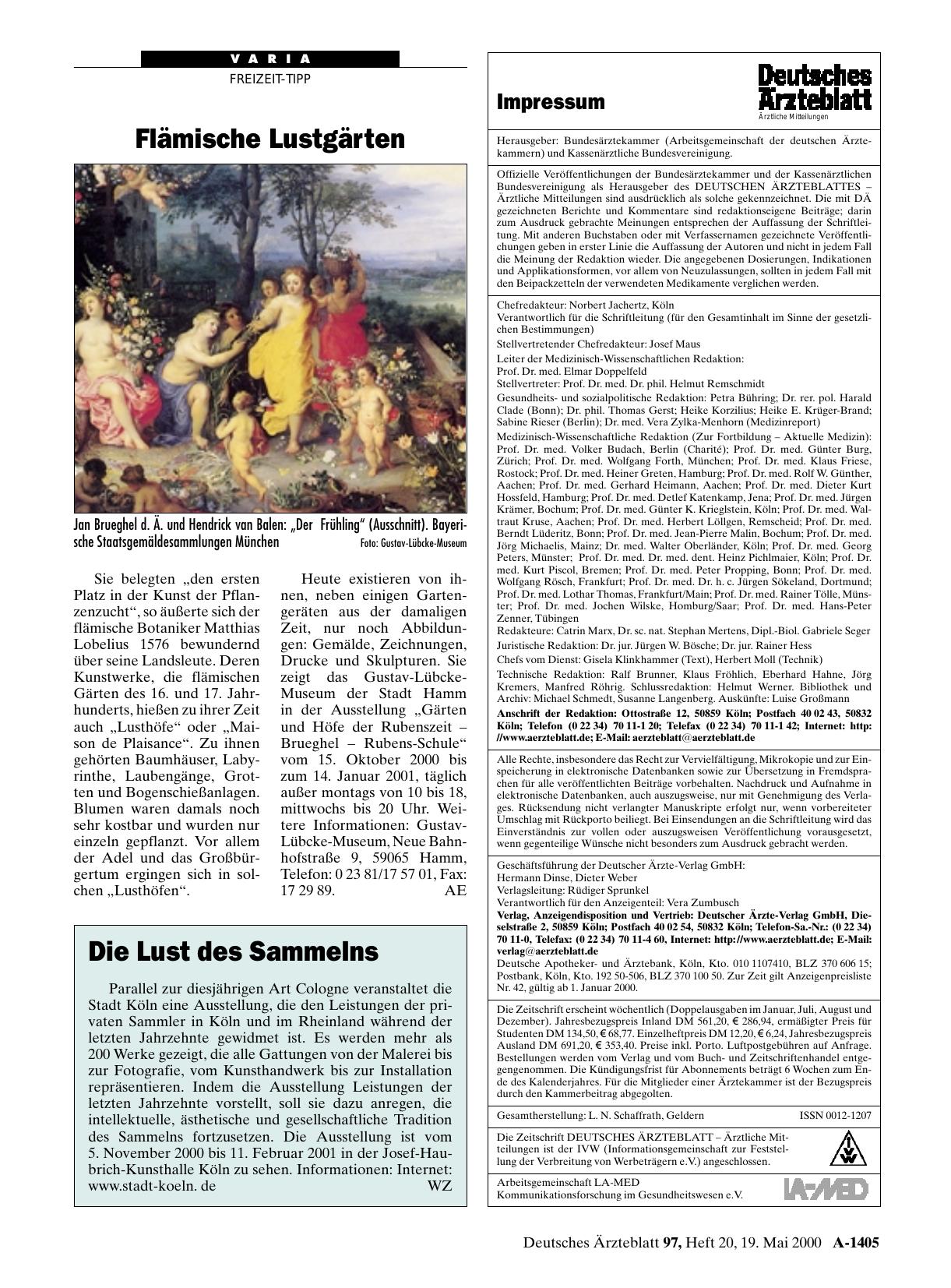 Vorschauseite 1: Flämische Lustgärten