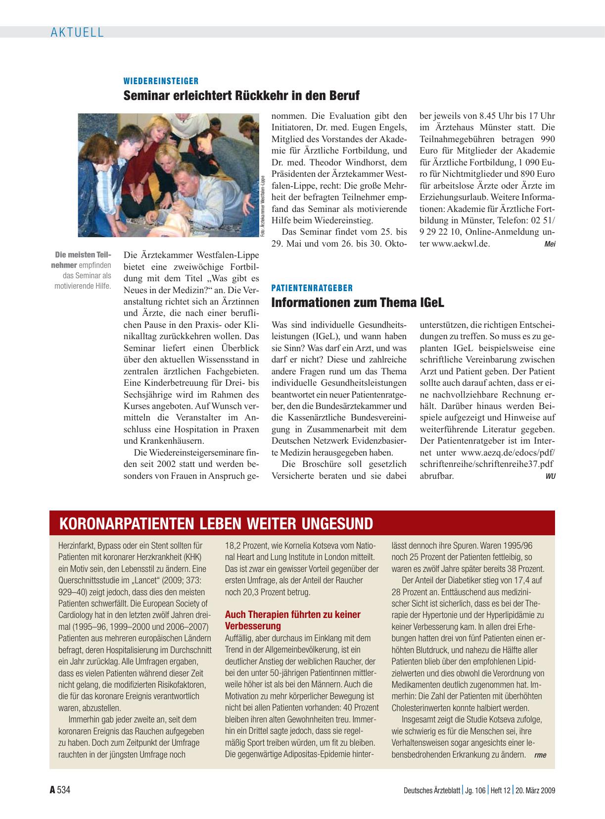 Vorschauseite 1: Patientenratgeber: Informationen zum Thema IGeL
