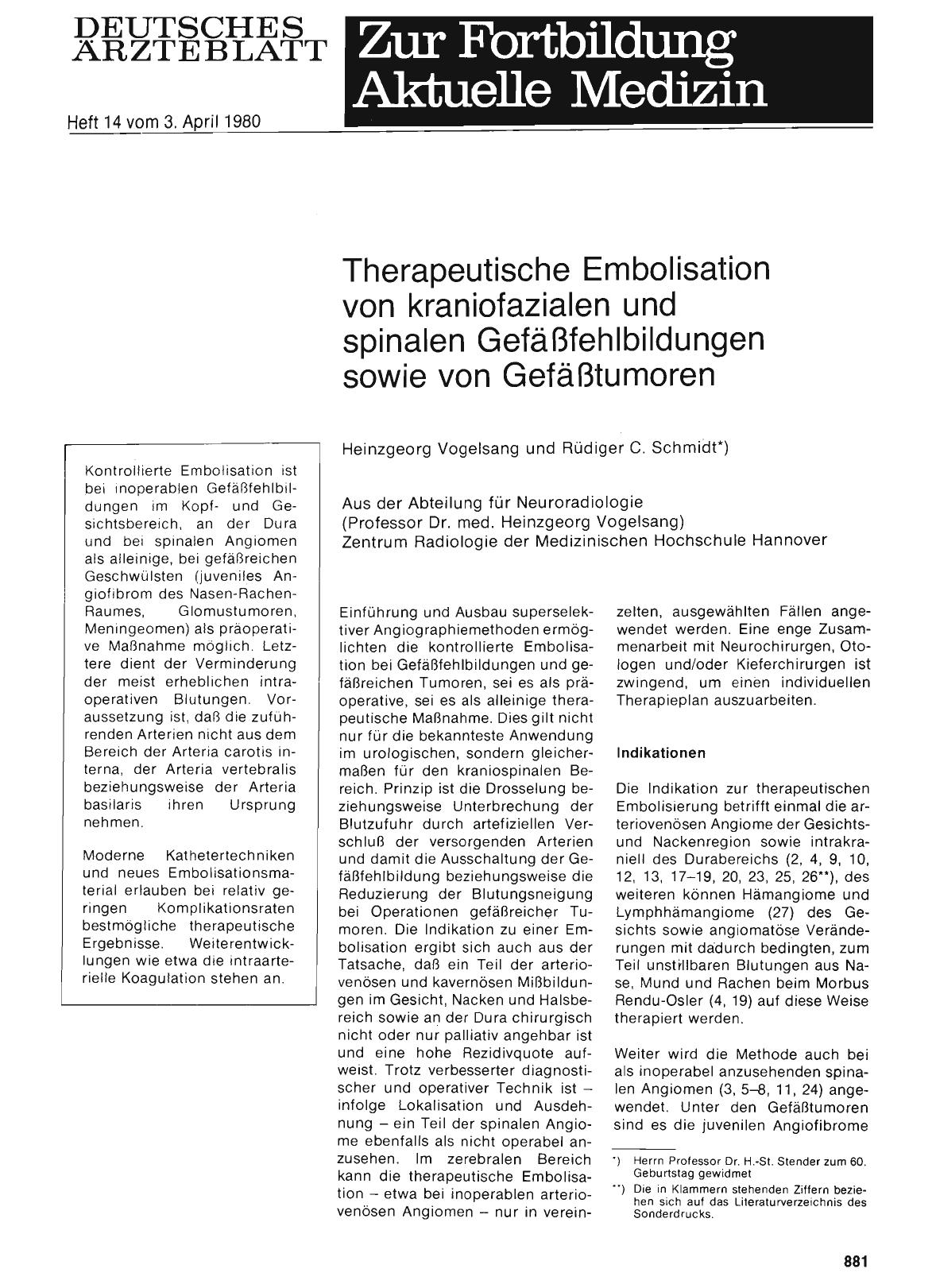 Vorschauseite 1: Therapeutische Embolisation von kraniofazialen und spinalen Gefäßfehlbildungen sowie von Gefäßtumoren
