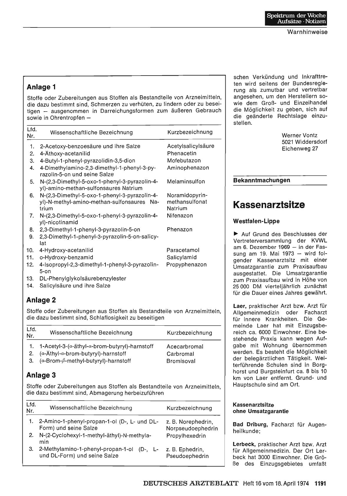 Vorschauseite 1: Kassenarztsitze